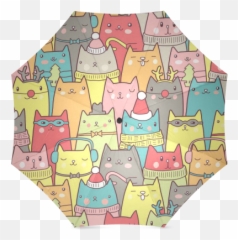 Interestprint Cat Kitten We Are All Mad - Illustration Emoji