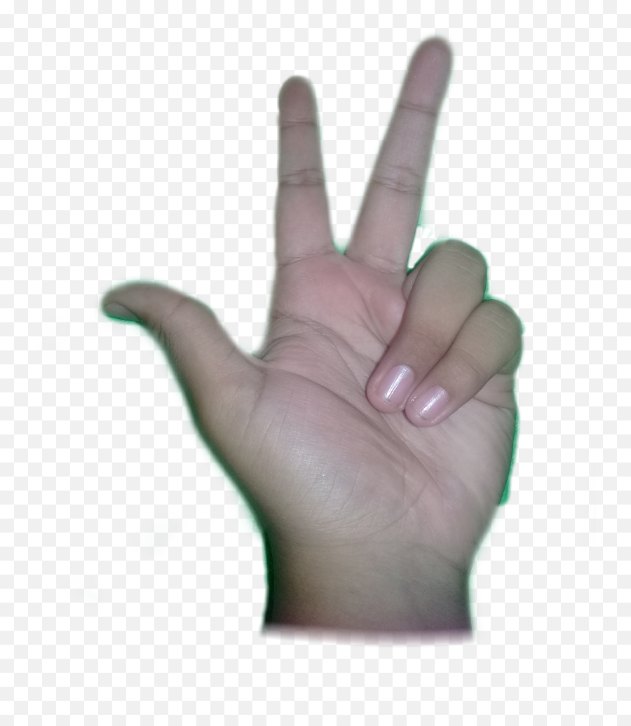 Three Fingers - Sign Language Emoji,Three Fingers Emoji
