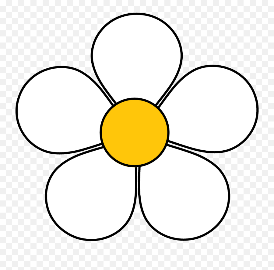 Daisy Emoji - Circle,Daisy Emoji