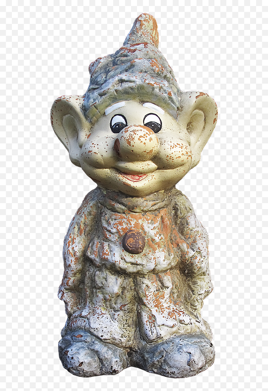 Dwarf Gnome Garden Gnome Figure Ceramic - Anão De Jardim Png Emoji,Garden Gnome Emoji
