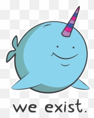 Pin - Bisexual Narwhal Emoji