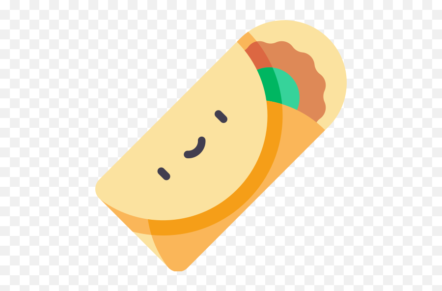 Burrito - Clip Art Emoji,Burrito Emoticon