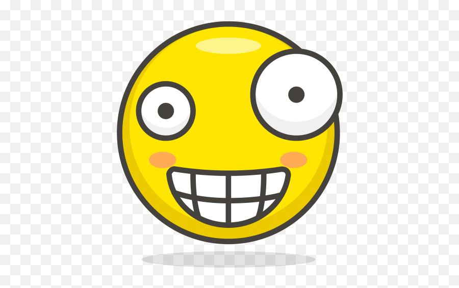 Amazed Emoji Icon Of Colored Outline - Crazy Emoji Clipart Png,Amazed Emoji Png