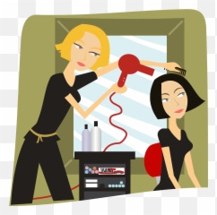 Barber Barbershop Beauty Woman Haircut - Clipart Salon Emoji,Hair Cut Emoji