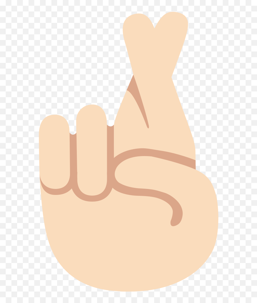 Emoji U1f91e 1f3fb - Cross Fingers Clipart,Crossing Fingers Emoji