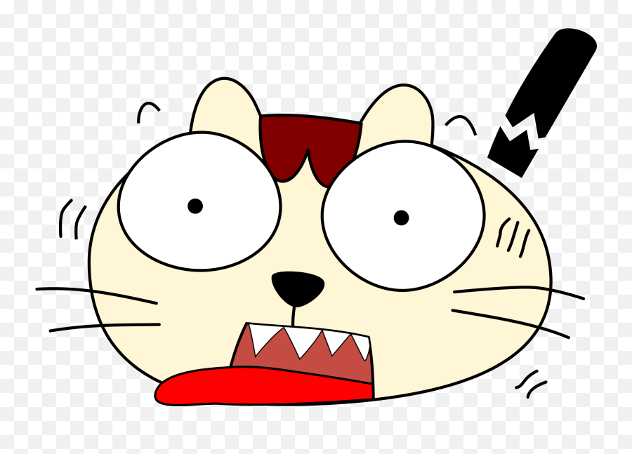 Scared Clipart Fox Picture - Scared Cat Faces Clipart Emoji,Scared Cat Emoji