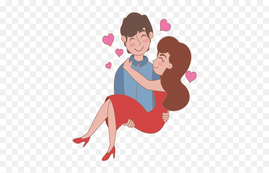 Download Love Stickers For Whatsapp - Stickers Amour Whatsapp Emoji,Whatsapp Hug Emoji