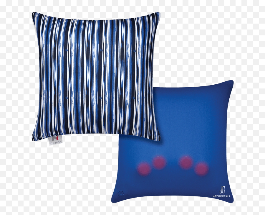 M Cushion Shiatsu Massage Pillow - Cushion Emoji,Blue Heart Emoji Pillow