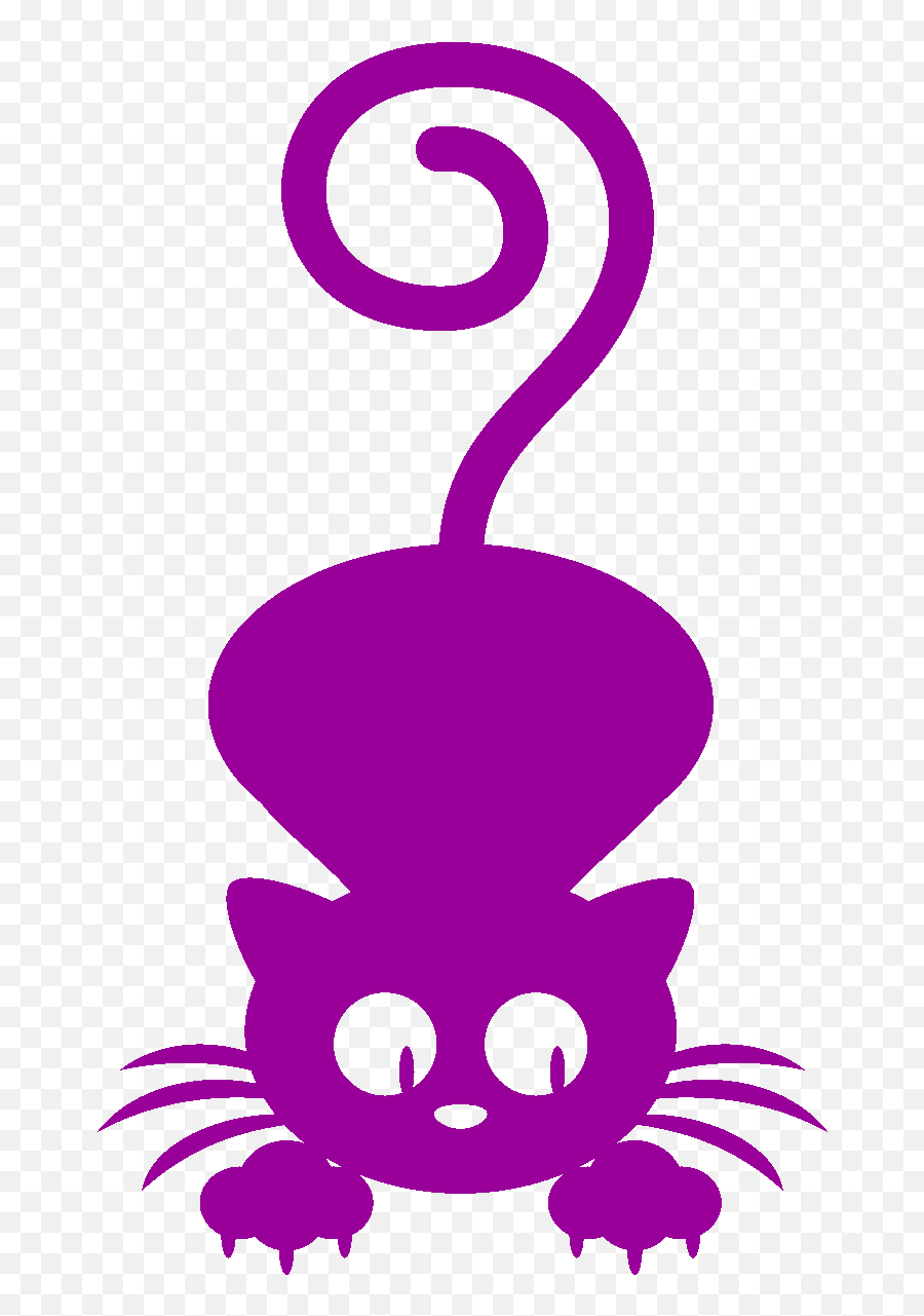 Sticker Chat Avec Une Longue Queue - Love Mi Cat Emoji,Cat Boots Emoji