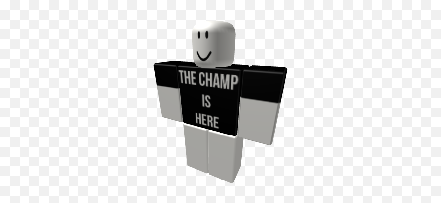 The Champ Is Here Transparent Text - Mcr Roblox Shirt Emoji,Champ Emoji