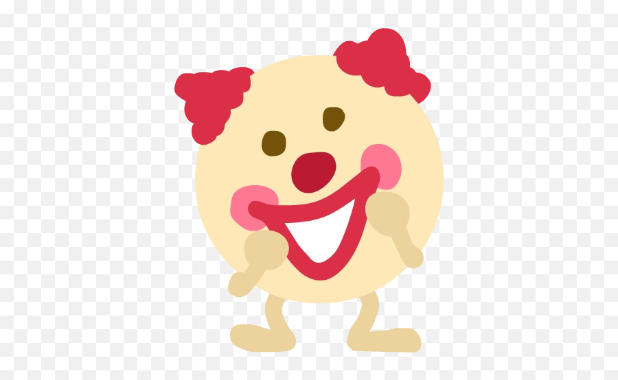 Clown Emoji - Cartoon,Acorn Emoji