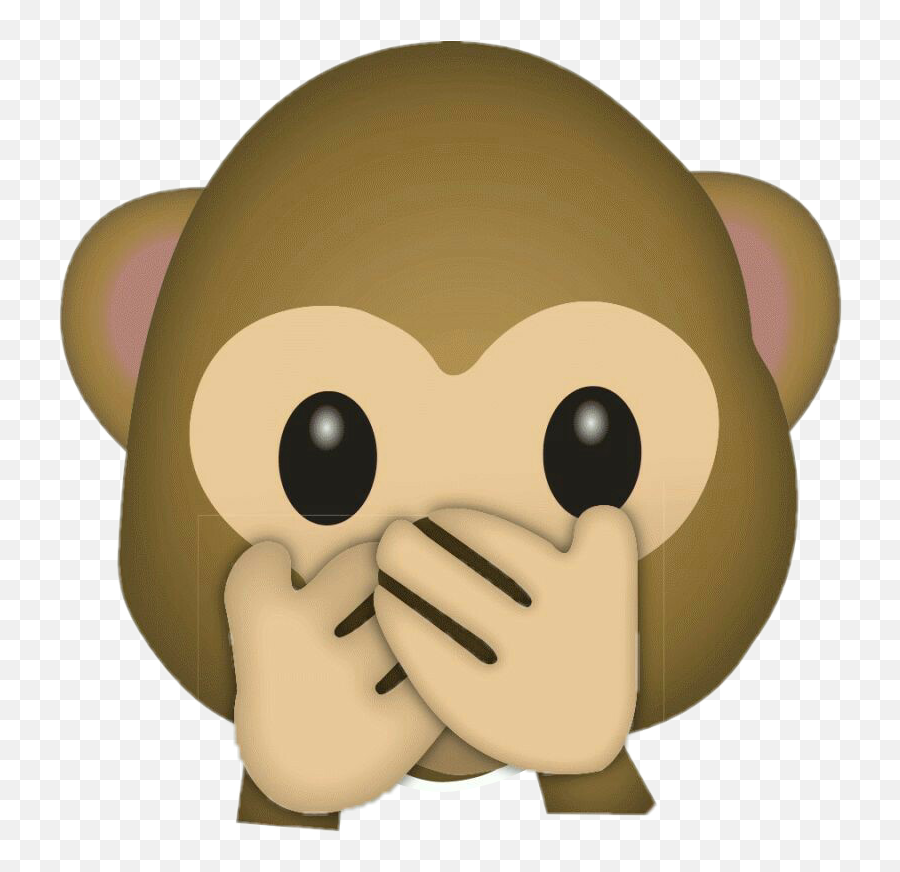 Monkey Silence Sshh Calla Emotions - Monito Tapandose La Boca Emoji,Silence Emoji