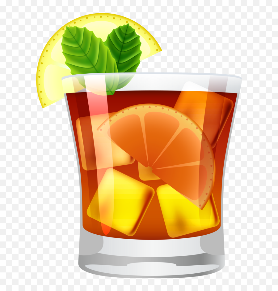 Cocktail Cuba Libre Png Clipart - Cocktail Clip Art Emoji,Cuba Emoji