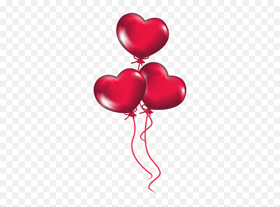 Transparent Heart Balloons Png Clipart Heart Balloons - Heart Balloons Transparent Background Emoji,Balloon Emoji Png