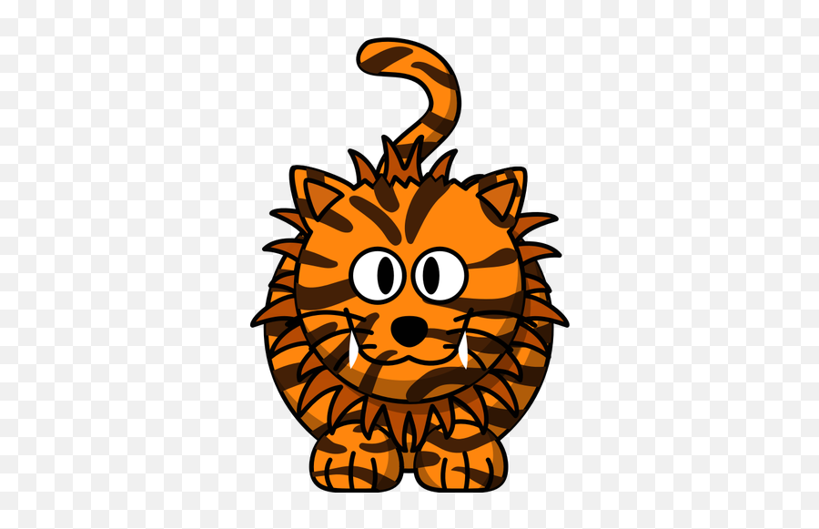 Cartoon Liger - Clipart Cartoon Cat Tiger Emoji,Furry Emoji