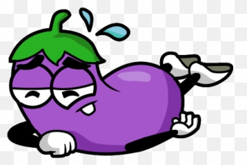 Eggplant Stickers by HYPER Interactive LLC - Cartoon Emoji