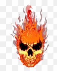 Download T - Shirt Fire Vector Flame Skull Free Clipart HQ Images Of Emoji