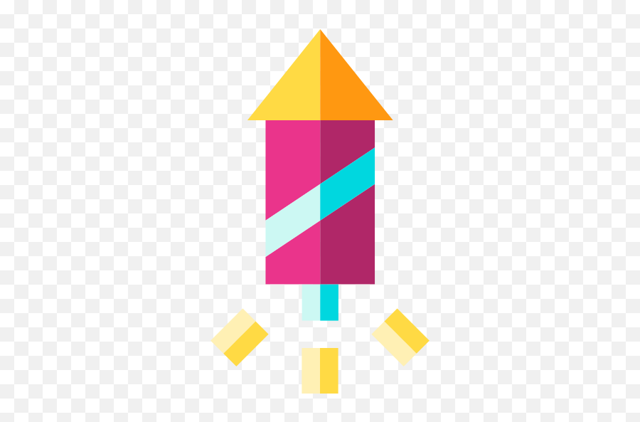Celebration Petard Rocket Fireworks Firecracker Icon - Graphic Design Emoji,Firecracker Emoji