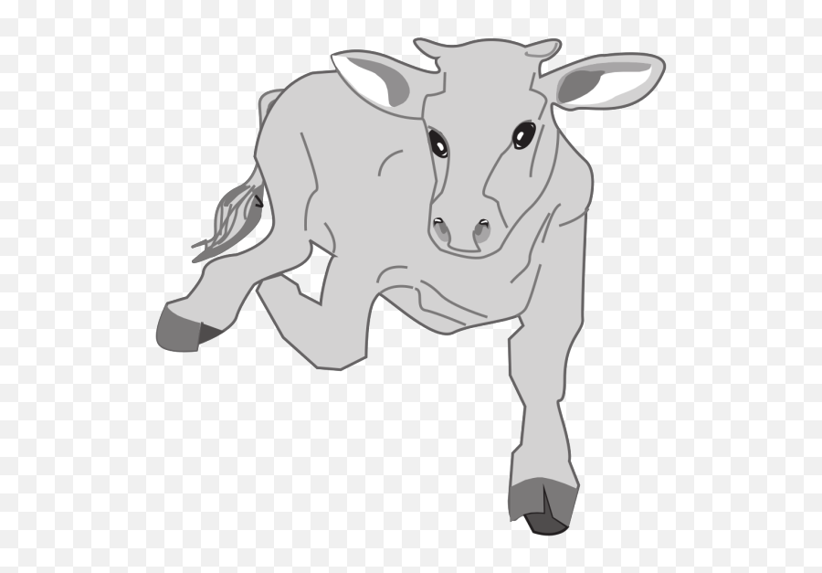Running Cow Png Svg Clip Art For Web - Cows Running Clipart Emoji,Cow Man Emoji