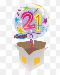 21st Birthday Helium Balloons Delivered - Inflated 10th Birthday Balloons Emoji,21st Birthday Emoji