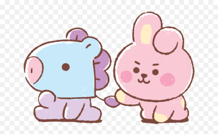 Pin On Bt21 - Bt21 Baby Cooky Emoji,Bts Animal Emojis