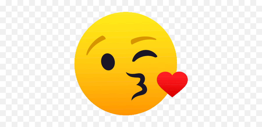 Face Blowing Akiss Joypixels Gif - Happy Emoji,Blowing Kiss Emoji