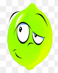 Ao Citron Vert Et Jaune Perplexe - Emoticone Emoji