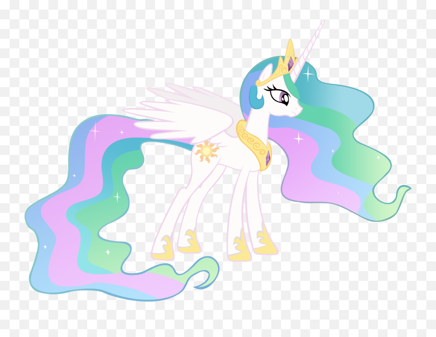 Princess Celestia Vector - Visual Fan Art Mlp Forums Mlp Princess Celestia Vector Emoji,Fireball Emoji