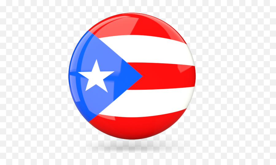 Puerto Rico Clipart Bubble - Puerto Rico Flag Icon Png Round Puerto Rico Flag Icon Emoji,Army Flag Emoji