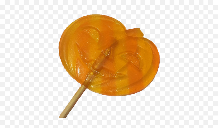 Jack O Lantern Pumpkin Sucker Or - Solid Emoji,Emoji Lollipop Candy