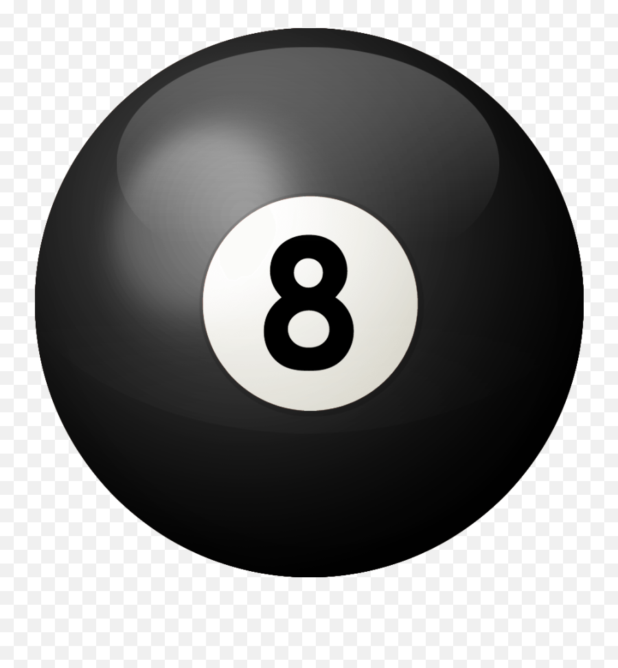Download Eight Ball Png - Number Emoji,Magic Ball Emoji