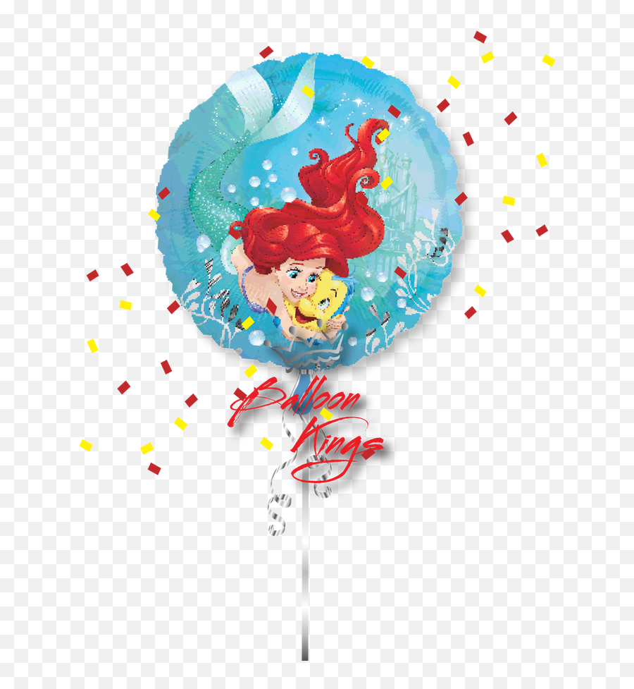 Little Mermaid Ariel Round - Ariel Balon Emoji,Little Mermaid Emoji