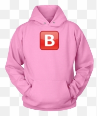 B Emoji Design - Hoodie,B Emoji