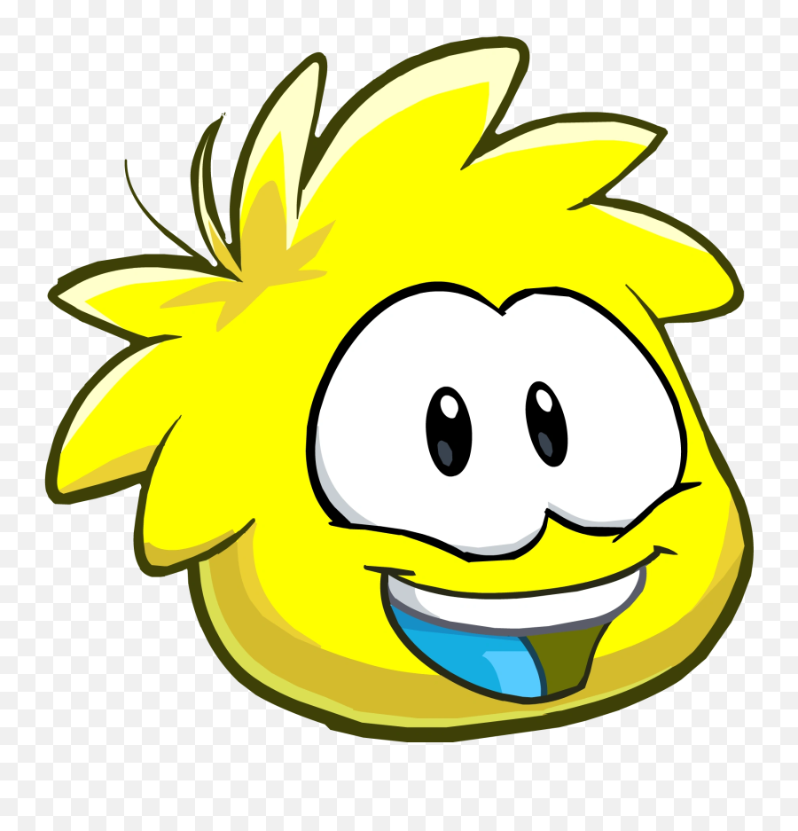 Puffle Wild - Club Penguin Pet Yellow Emoji,Eyes Popping Out Emoji