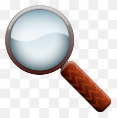 Magnifying Glass Color Clipart - Magnifying Glass Clipart Colored Emoji,Find The Emoji Magnifying Glass