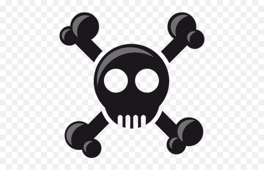 Silhouette Of A Simple Skull - Hackaday Logo Emoji,Mickey Mouse Emoji For Facebook