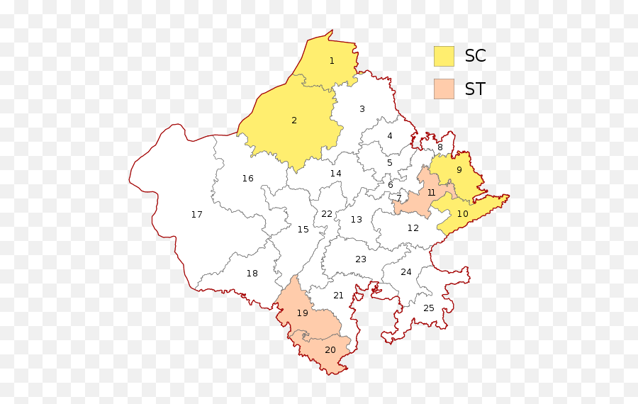 Rajasthan Wahlkreise Lok Sabha - Rajasthan Lok Sabha Seats Emoji,Emoji Sc