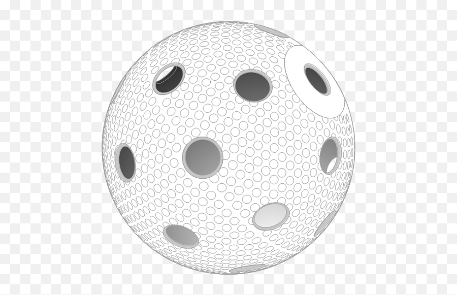Vector Image Of Floorball Ball - Floorball Ball Png Emoji,Soccer Goal Emoji