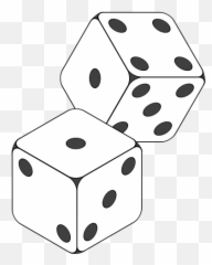 2 - Transparent Dice Clipart Emoji