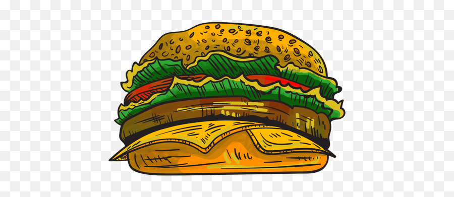 Cheeseburger Cartoon - Transparent Png U0026 Svg Vector File Illustration Emoji,Cheeseburger Emoji