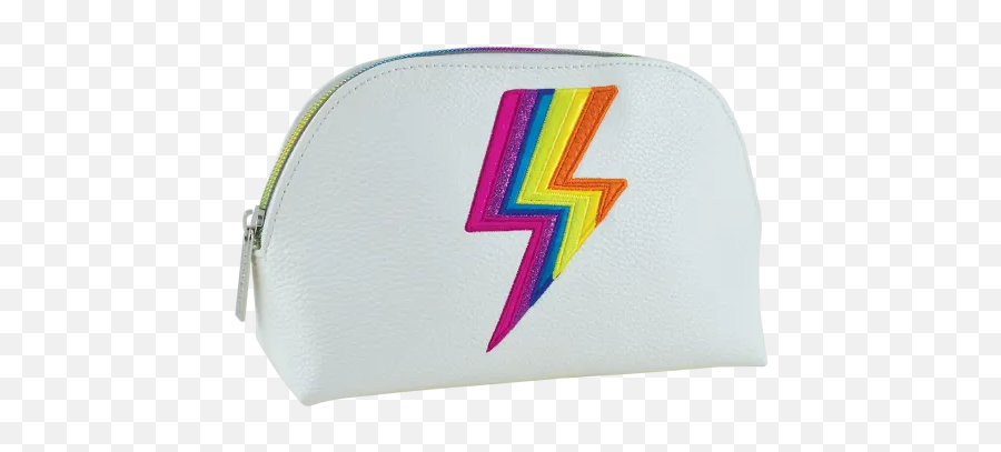 Rainbow Lightning Small Cosmetic Bag - Beanie Emoji,Lightening Emoji