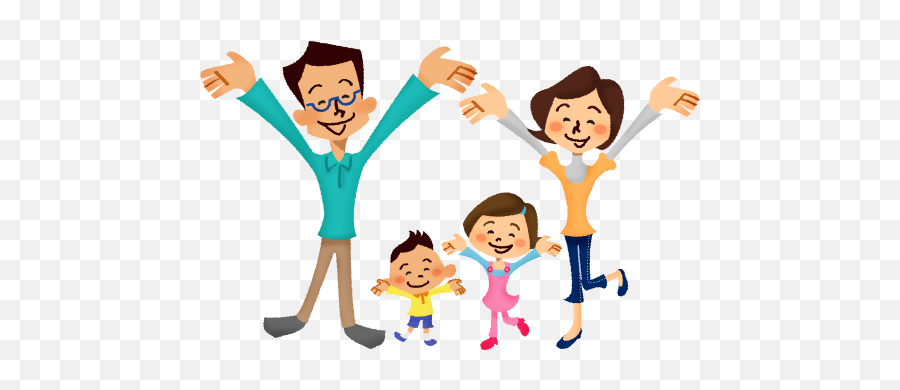 Download Excited Clipart Family - Excited Family Clipart Png Family Excited Clipart Emoji,Excited Emoji Png