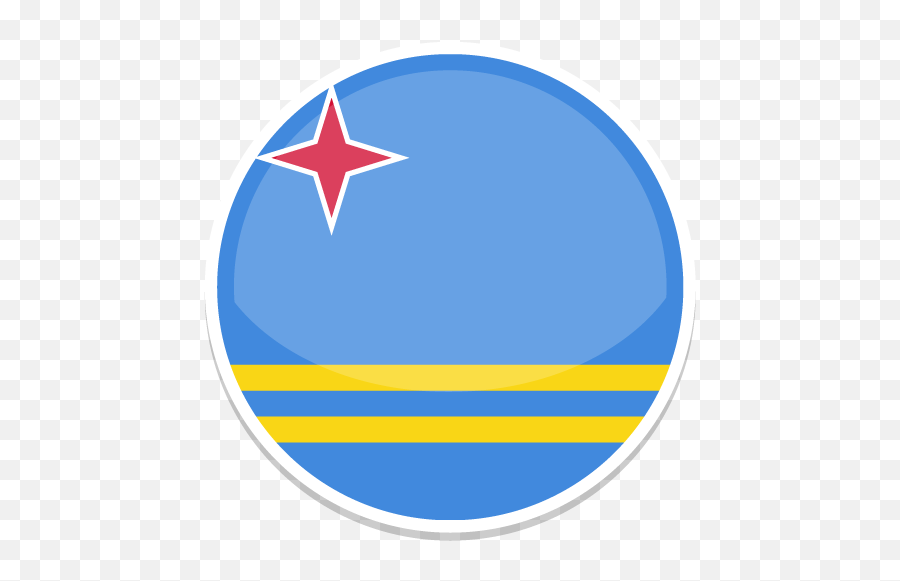 Aruba Icon - Aruba Flag Circle Emoji,Venezuela Flag Emoji