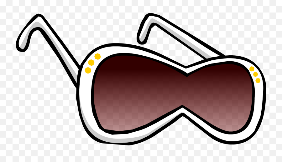 Library Of Sun Glass Cutout Image Free Stock Png Files - White Diva Glasses Club Penguin Emoji,Emoji Sunglasses Template