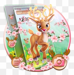 Forest Deer Theme - Cartoon Emoji,Deer Emojis