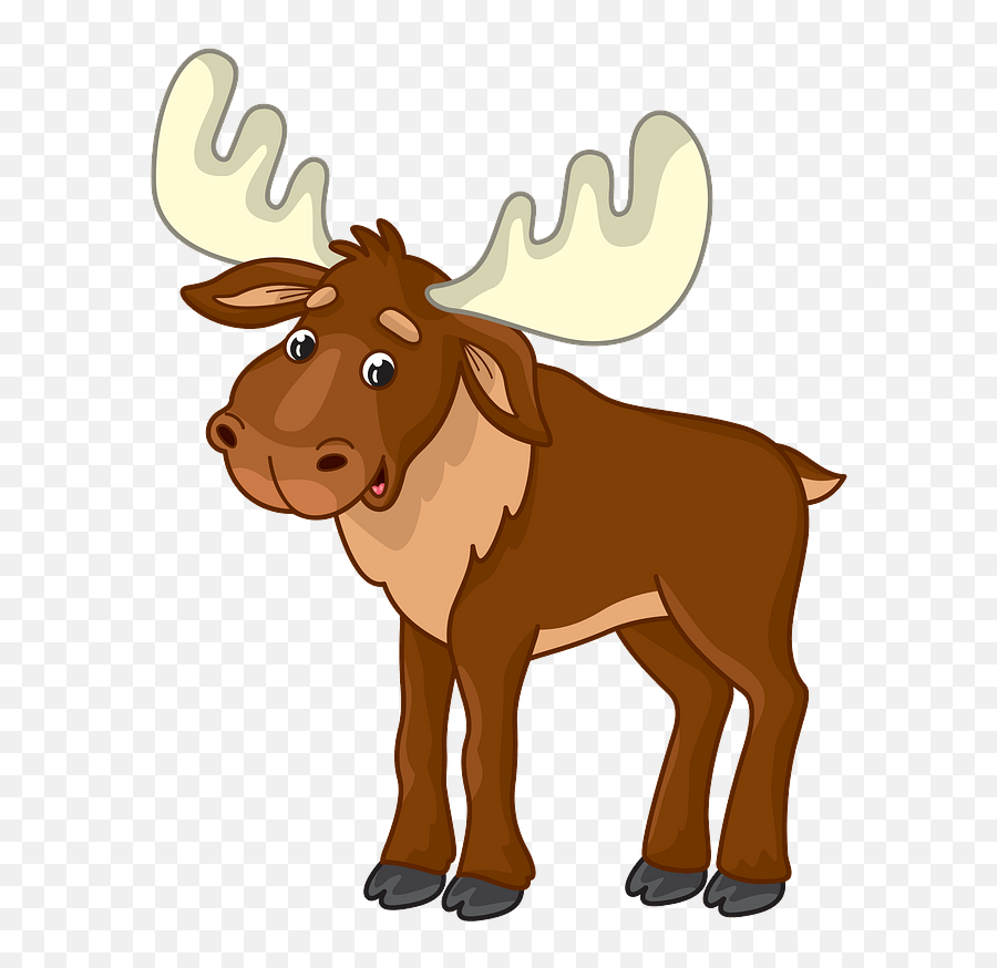 Moose Clipart - Moose Clipart Emoji,Moose Emoji