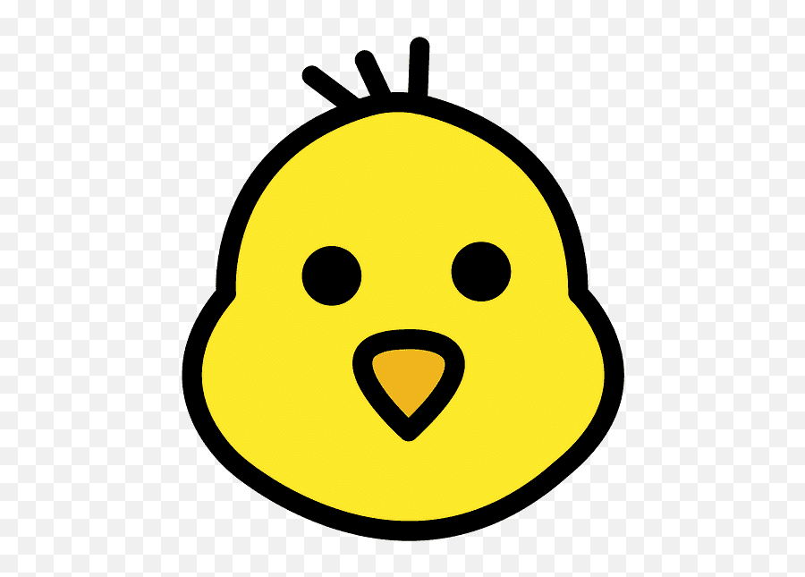 Baby Chick Emoji Clipart - Kylling Smiley,Chick Emoji