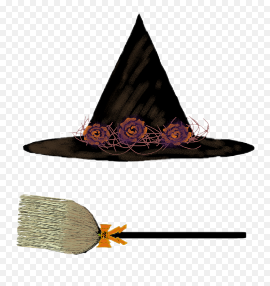 Witch Madebyme Halloween Hat Broom - Costume Hat Emoji,Witch Hat Emoji