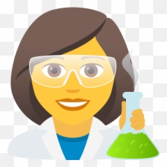 Emoji Female Scientist - Mulher Emoji,Scientist Emoji