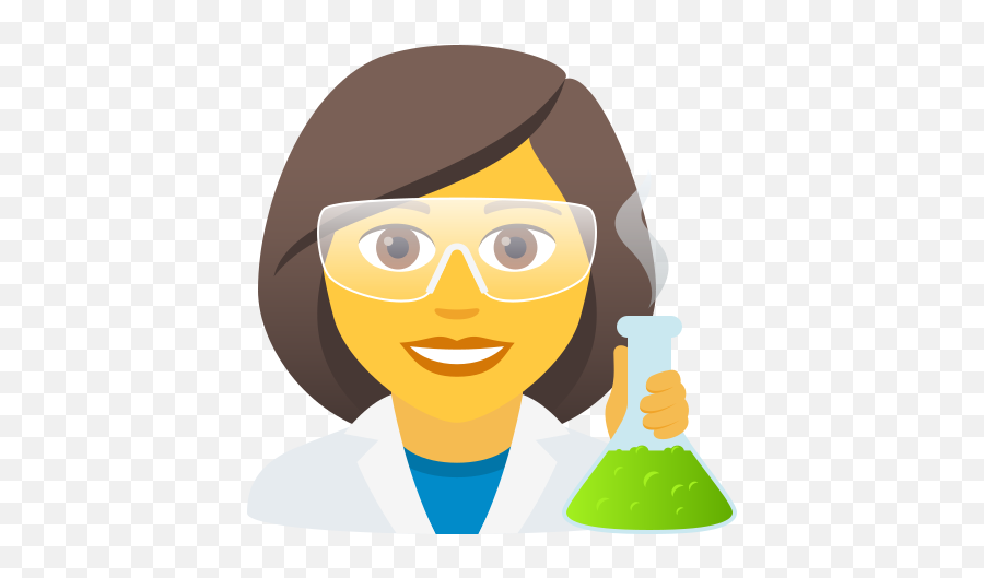 Emoji Female Scientist - Mulher Emoji,Scientist Emoji